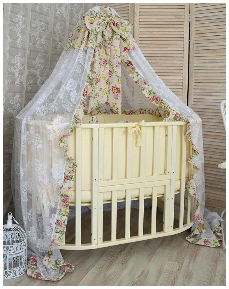 Круглая-овальная кроватка «MIO»